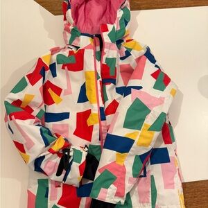 Colorful Geometric ski Patterned Stella MC Cartney Jacket